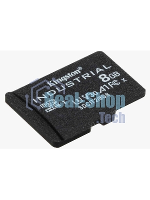 Флеш карта microSDHC 8Gb Class10 Kingston <SDCIT2/8GbSP> Industrial Temperature Class UHS-I без адаптера