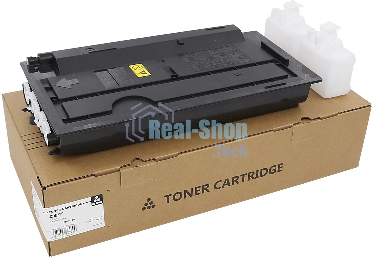 Тонер-картридж для Kyocera TASKalfa 4012i черный 1380г, 35000 стр. (TK-7225/1T02V60NL0) CET