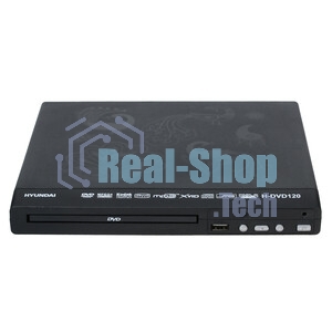 Плеер DVD Hyundai H-DVD120 черный ПДУ