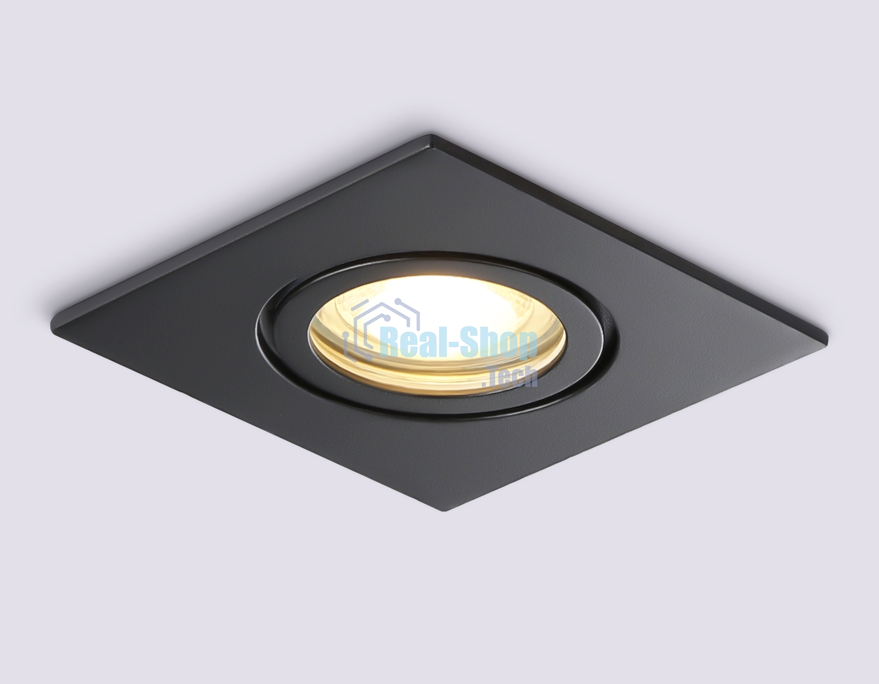 Светильник Ambrella light TN1161 BK черный  IP44 GU5.3 85*85*28