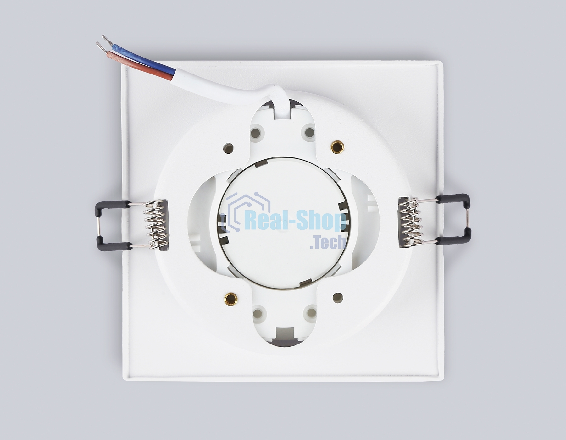 Светильник Ambrella light TN6709 WH белый IP44 GX53 max 15W 105*105*45