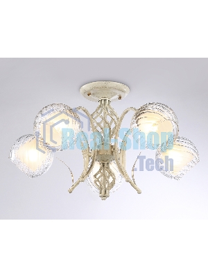 Светильник Ambrella light TR3066/5 WH/GD белый/золото E27*5 max 40W D590*340
