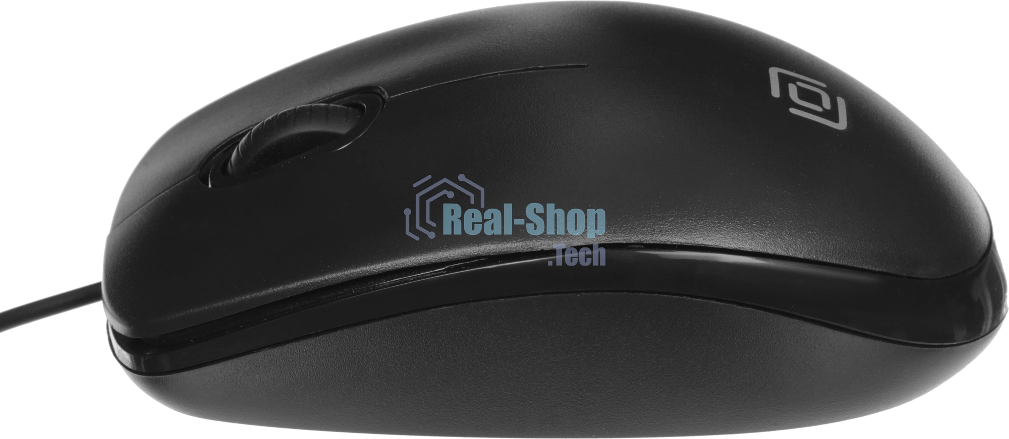 Мышь проводная Oklick 195M черный, 800 dpi, USB, кнопки - 3
