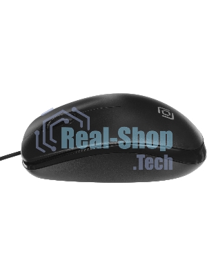 Мышь проводная Oklick 195M черный, 800 dpi, USB, кнопки - 3