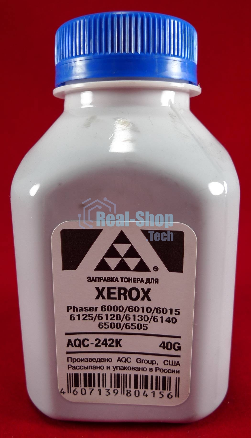 Тонер Xerox Phaser 6000/6010/6015/6125/6128/6130/6140/6500/6505 черный, (фл.40г.) AQC фас. России