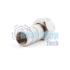 Коннектор Cablexpert F SPL6-02, для кабеля RG6, 5шт, с уплот. рез. кольцом