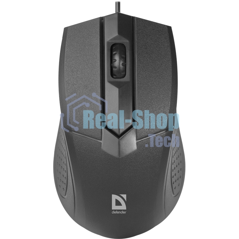 Мышь проводная Defender Optimum MB-270 черный, 1000 dpi, USB, кнопки - 3