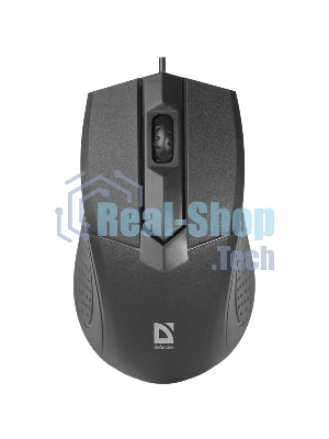 Мышь проводная Defender Optimum MB-270 черный, 1000 dpi, USB, кнопки - 3
