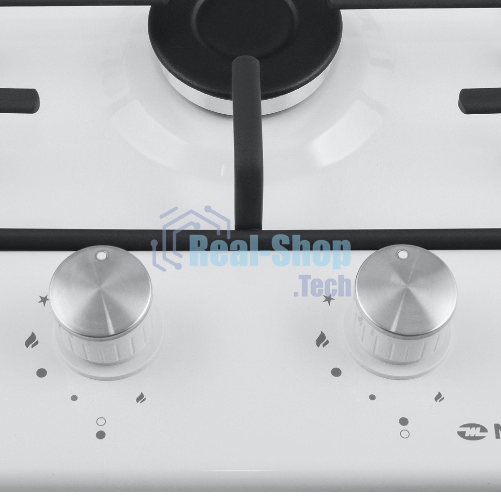 Газовая варочная панель Maunfeld EGHE.32.3EW/G Домино, • Тип: газовая 30см • Тип установки: независимая • Управление: фронтальное, переключатели поворотные • Нагревательный элемент: конфорка, 2шт • Мощность конфорок, Вт: 2600, 1700 • Материал исполнения: 