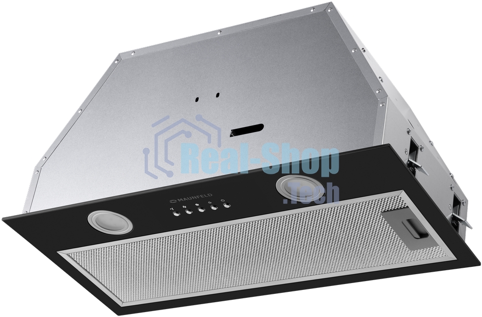 Вытяжка встраиваемая Maunfeld Trapeze 602M черный, 60 см, 1150 куб. м/ч, 54 дБ