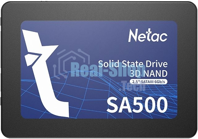 Накопитель SSD Netac SA500, 512Gb, SATA III, 2.5