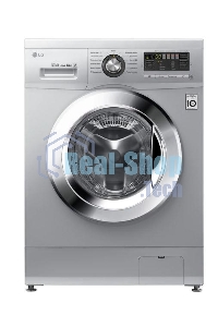 Стиральная машина LG F1296TD4 серебристый, загрузка фронтальная 8 кг, 1200 об/мин, класс: А