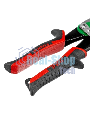 Ножницы по металлу Matrix, 250 мм, правый рез,сталь CRMO,двухкомпонентные рукоятки, PRO