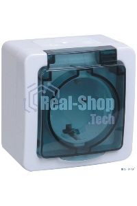 Розетка Iek ERMP12-K03-16-54-EC РСб20-3-ГПБд роз 1м с з/к о/у IP54 (цвет крышки:дымчатый) ГЕРМЕС PLUS