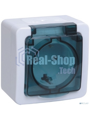 Розетка IEK ERMP12-K03-16-54-EC РСб20-3-ГПБд роз 1м с з/к о/у IP54 (цвет крышки:дымчатый) ГЕРМЕС PLUS