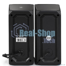 Акустическая система 2.0 ExeGate EX289686RUS Accord 220 (питание USB, 2х3Вт (6Вт RMS), 60-20000Гц, черный, RGb подсветка)