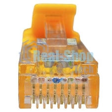 Патч-корд Suprlan 10-0163 UTP RJ-45 вил.-вилка RJ-45 cat.5e 2м желтый LSZH 24AWG