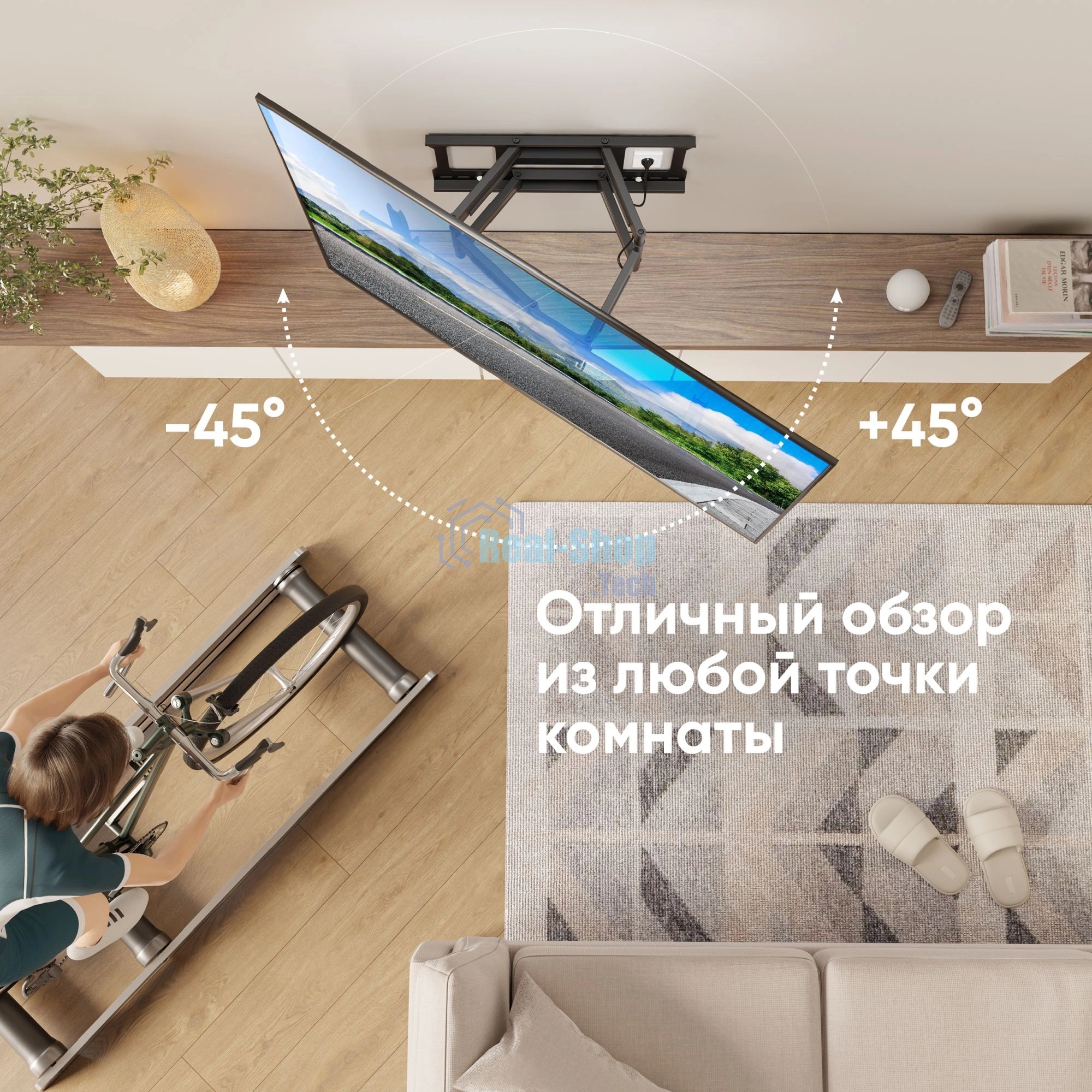 Кронштейн для телевизора ONKRON M10 черный 42