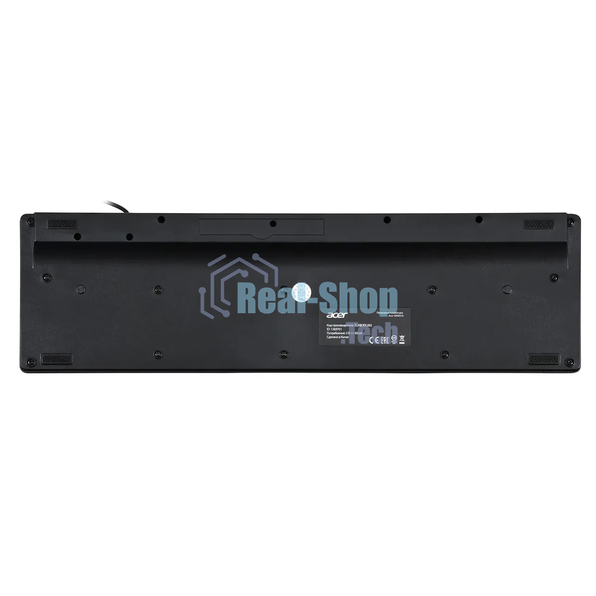 Клавиатура проводная Acer OKW010 ZL.KBDEE.002, USB, черный