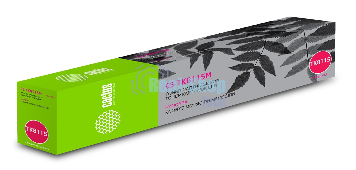 Картридж лазерный Cactus CS-TK8115M пурпурный (6000 стр.) для Kyocera Mita Ecosys M8124cidn/M8130cidn