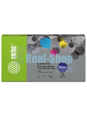 Картридж струйный Cactus CS-EPT973100 T9731 черный (540мл) для Epson WorkForce WF-C869RD3TWFC/WF-C869RDTWF