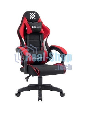 Кресло игровое Defender Sorrento черный/Красный, класс 3, ткань
