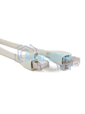 Патч-корд Hyperline PC-LPM-STP-RJ45-RJ45-C6a-5M-LSZH-GY Патч-корд FTP, Cat.6a, LSZH, 5 м, серый
