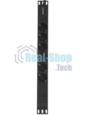 Блок розеток горизонтальный ExeGate ServerPro PDU-19H604 Al-6S-C14-2.5, 19