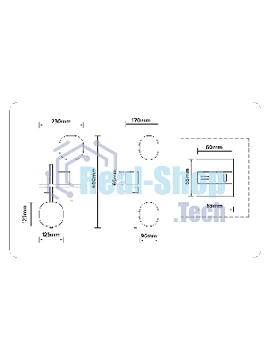 Настенный светильник Ambrella light LH51019/2 BK/BS/FR черный/латунь/белый матовый G9*2 max 28W 230*170*480