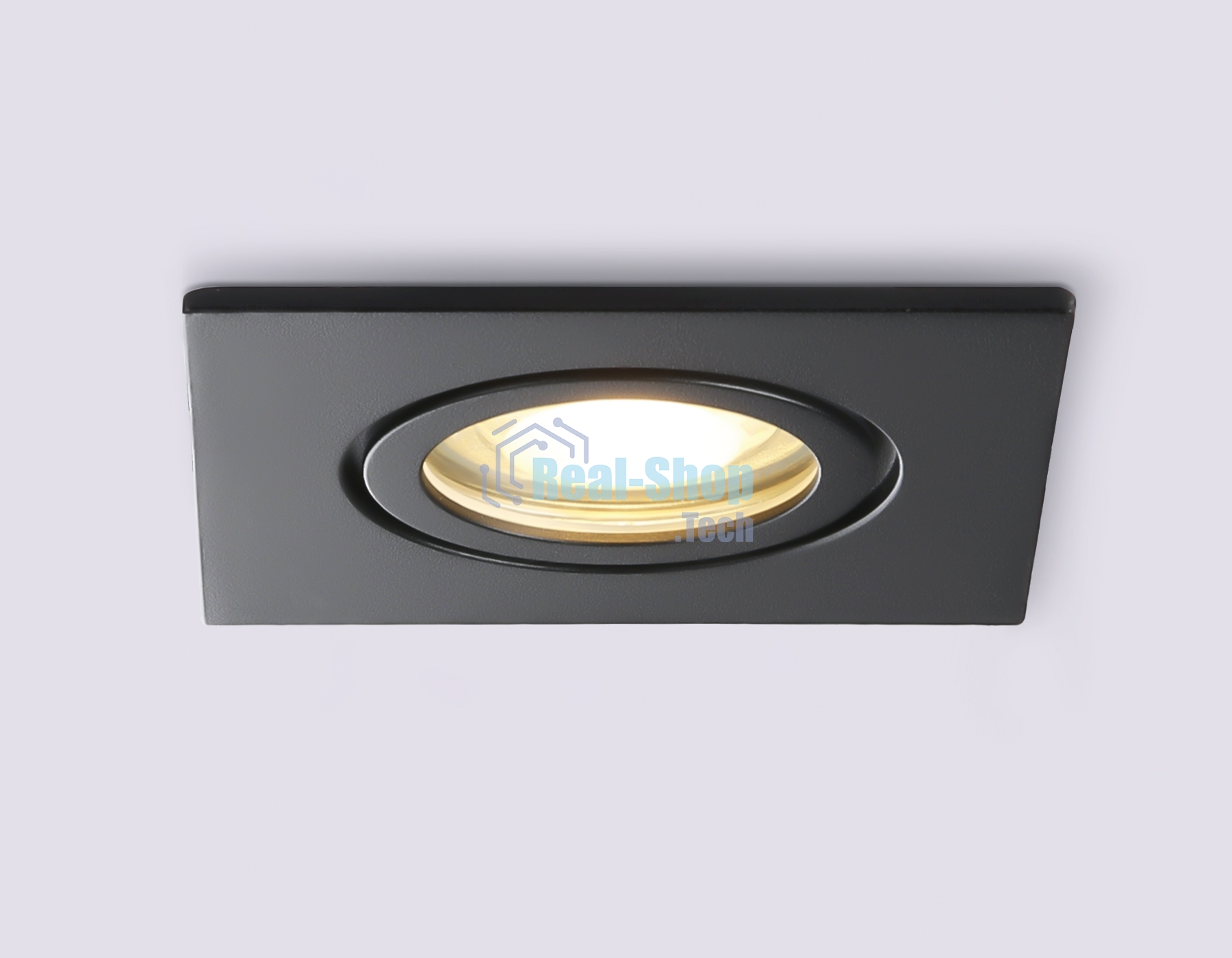 Светильник Ambrella light TN1161 BK черный  IP44 GU5.3 85*85*28