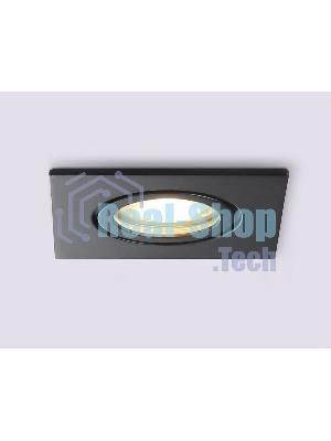 Светильник Ambrella light TN1161 BK черный  IP44 GU5.3 85*85*28