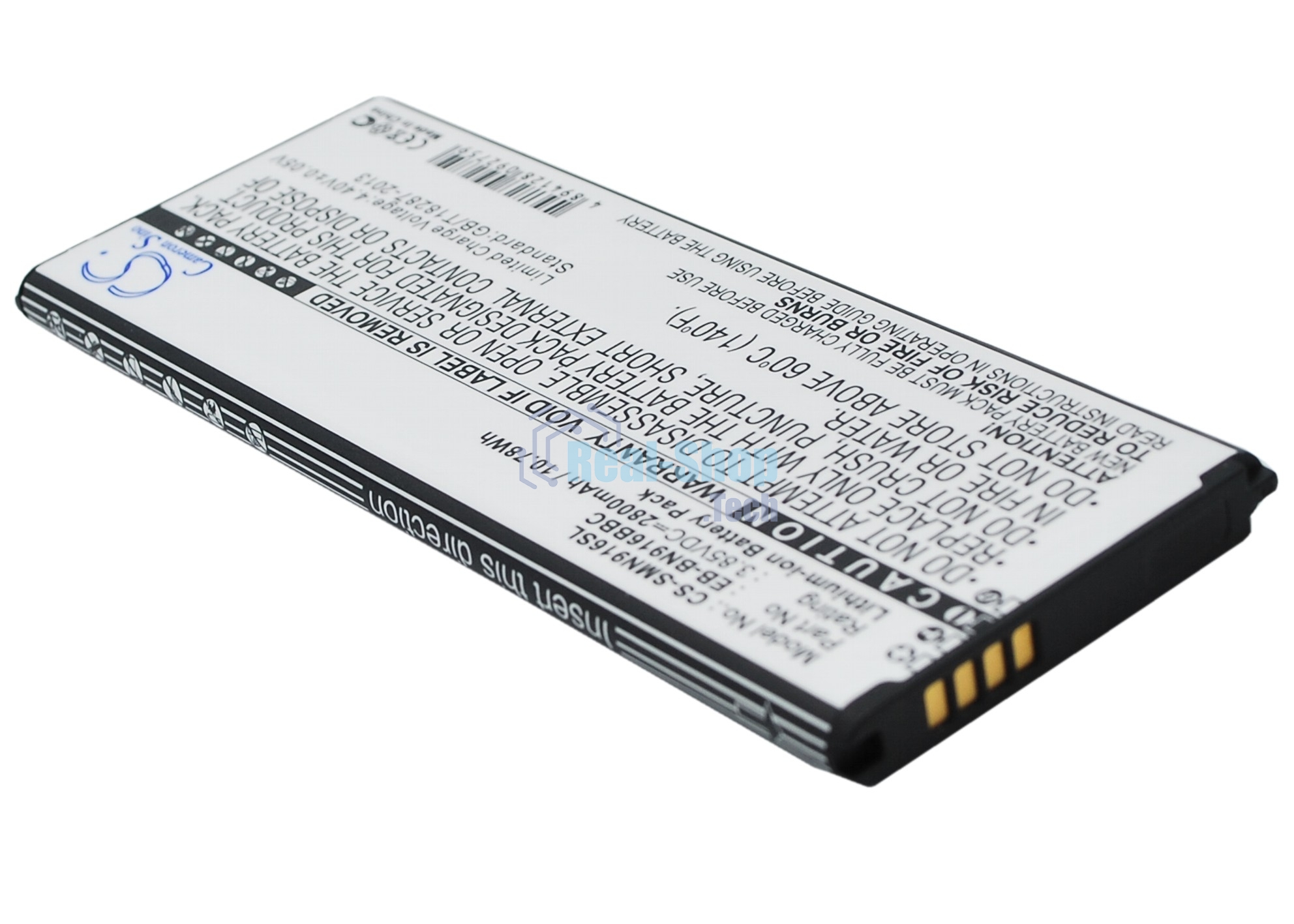 Аккумулятор CS-SMN916SL EB-BN916BBC для Samsung Galaxy Note 4 Duos SM-N9100 3.85V / 2800mAh / 10.78W