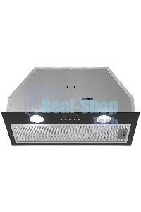 Вытяжка встраиваемая Maunfeld Trapeze 602M черный, 60 см, 1150 куб. м/ч, 54 дБ