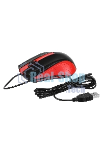 Мышь проводная Acer OMW012 черный/красный, 1200 dpi, USB, кнопки - 3