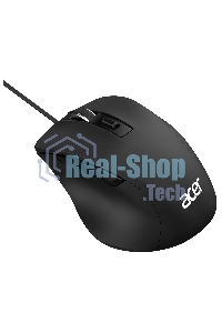 Мышь проводная Acer OMW120 черный, 2000 dpi, USB, кнопки - 6