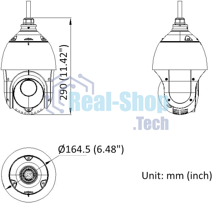 Камера видеонаблюдения IP HiWatch DS-I225(D) 4.8-120мм цв. корп.:белый