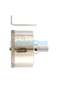 Сверло алмазное Matrix по керамограниту, 75 х 67 мм, 3-гранный хвостовик