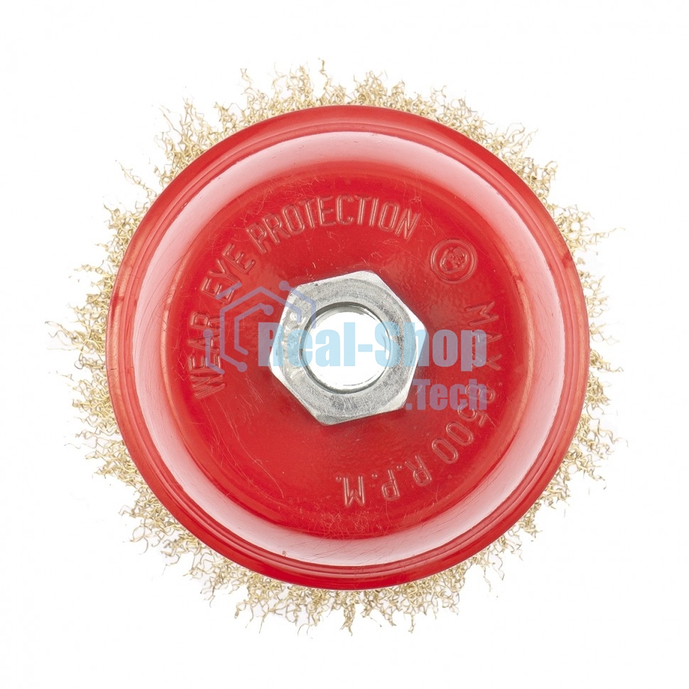 Щетка Matrix для УШМ, 100 мм, М14, 