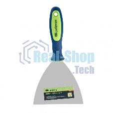 Шпательная лопатка из нержавеющей стали Сибртех 120 мм, двухкомпонентная рукоятка