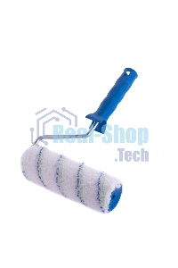 Валик Сибртех Водные краски, 180 мм, ворс 12 мм, D - 48 мм, D ручки - 8 мм, полиэстер