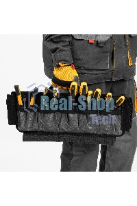 Сумка для инструмента Denzel 500х245х300 мм, 20 карман., съемный органайз. 10 карман., наплеч. рем.