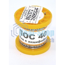 Припой ПОС-40 диаметр 2 мм с канифолью 50 гр