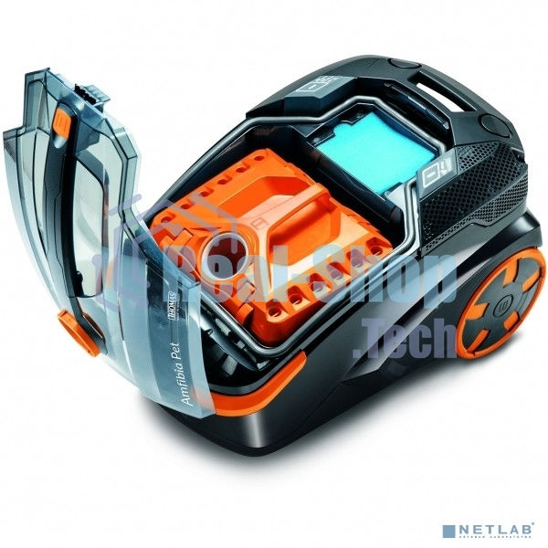 Моющий пылесос Thomas DryBOX AMFIBIA PET черный/оранжевый, 325/1700Вт, уборка влажная/сухая, пылесборник контейнер 2 л