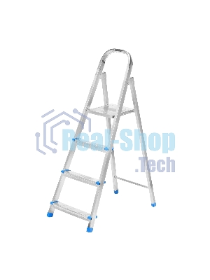 Стремянка Сибртех 4 ступени, стальная, оцинкованная