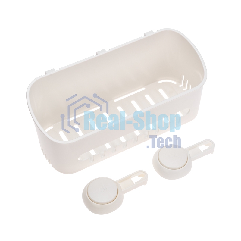 Полка для ванной комнаты HALSA HLS-F-103W на вакуумной присоске, прямая