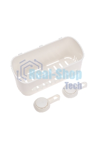 Полка для ванной комнаты HALSA HLS-F-103W на вакуумной присоске, прямая