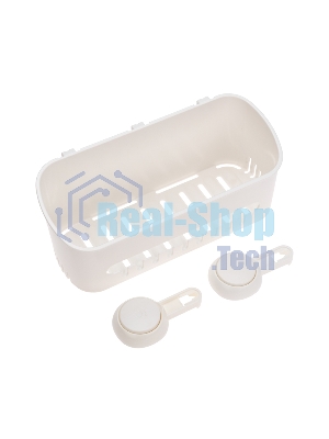 Полка для ванной комнаты HALSA HLS-F-103W на вакуумной присоске, прямая