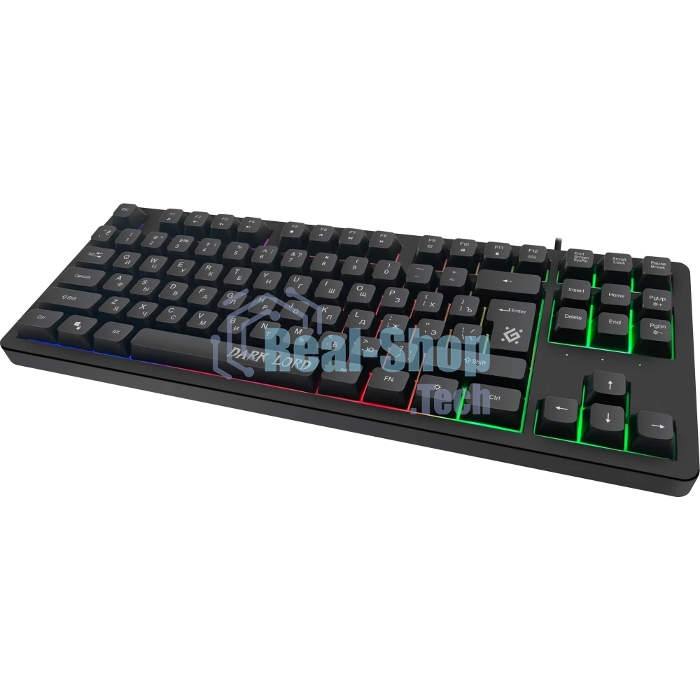 Клавиатура проводная Defender Dark Lord GK-580, USB, черный