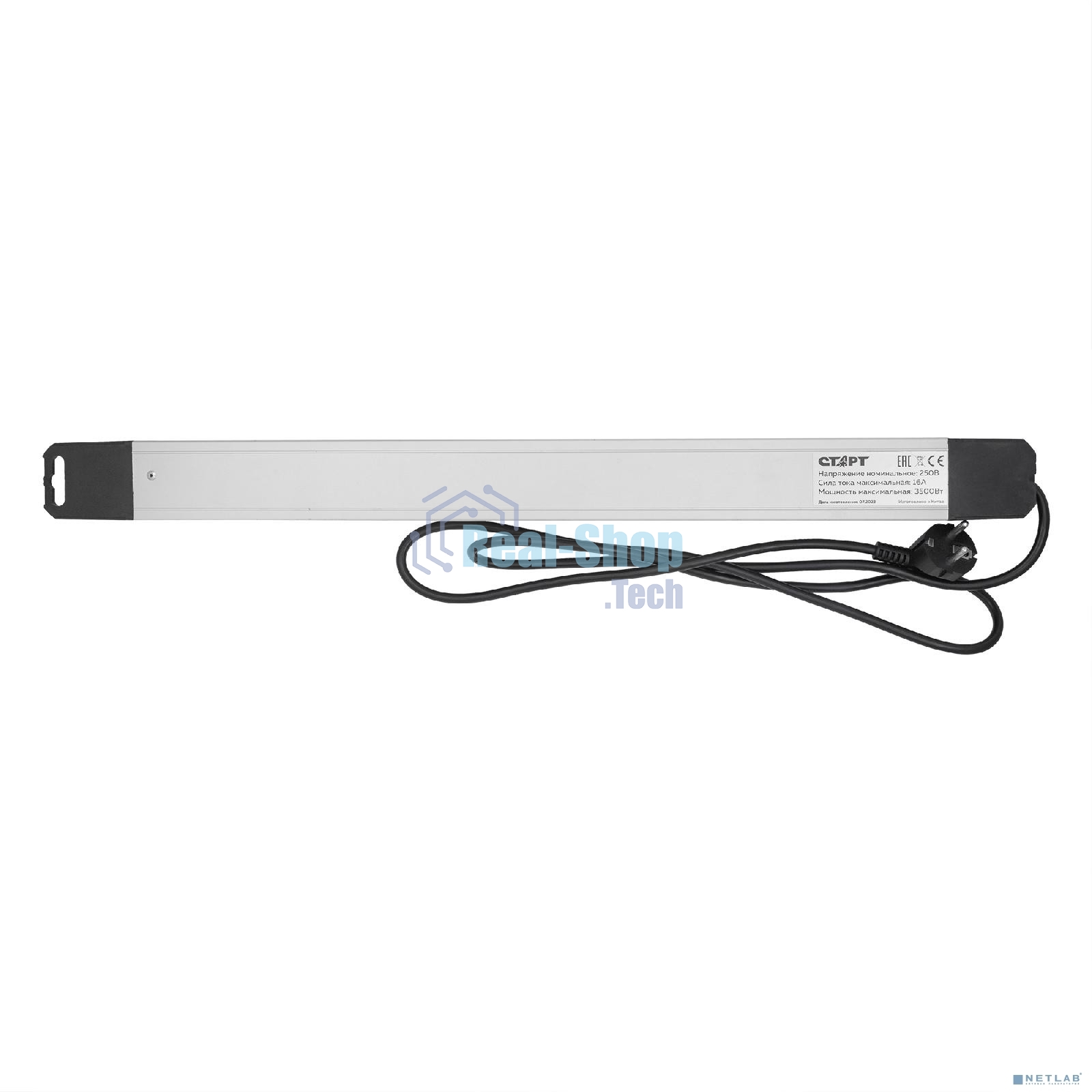 Сетевой фильтр СТАРТ С/УД-Ф SP 6x1 ZDVT 2USB, черный, серый PROTECT