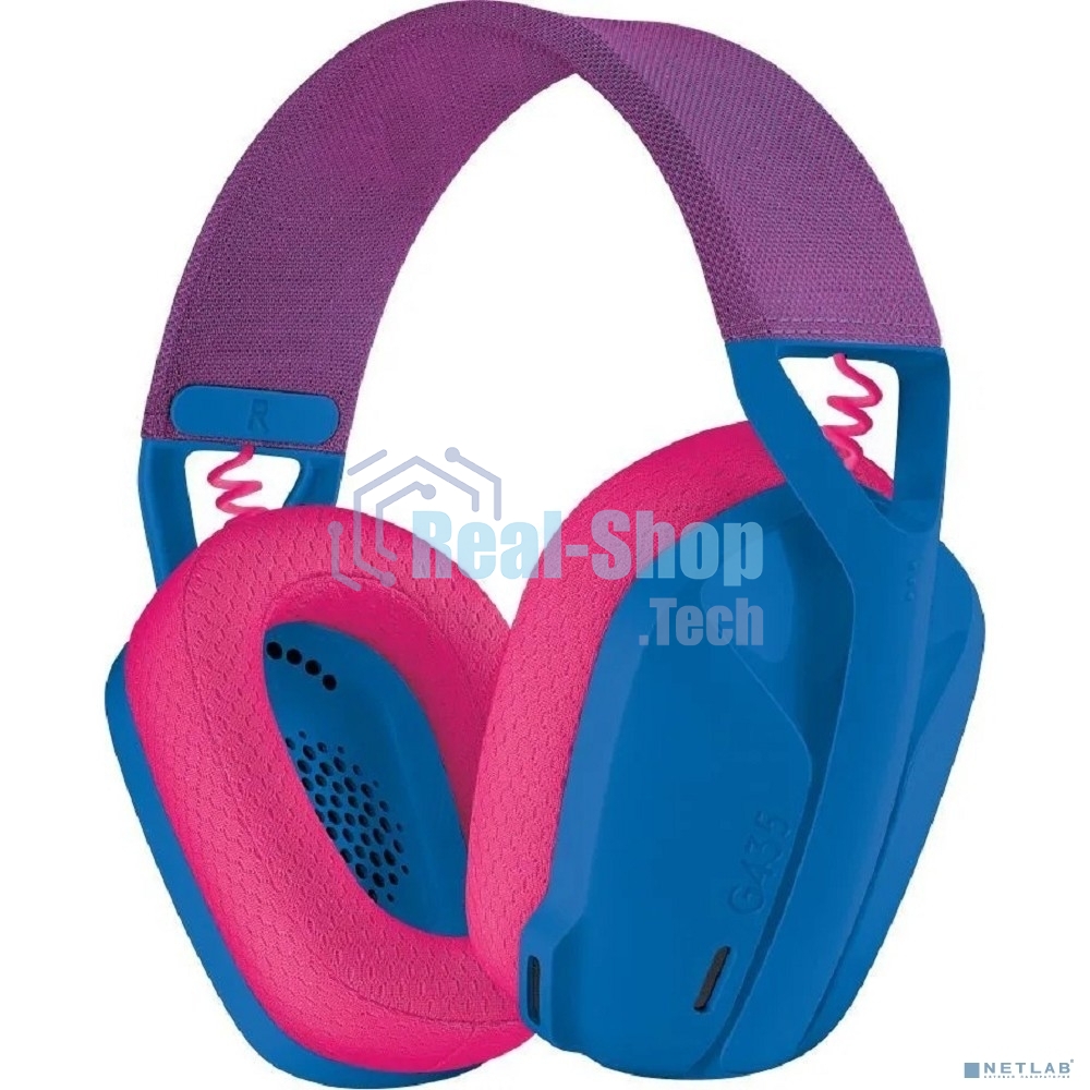Гарнитура беспроводная Logitech Headset G435 LIGHTSPEED Wireless Gaming BLUE - Retail
